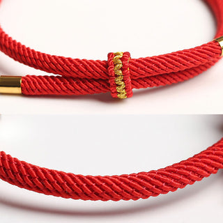 Buddha Gift 999 Sterling Silver Chinese Zodiac Natal Buddha Red Rope Luck Strength Handcrafted Kids Bracelet