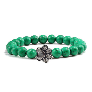 Buddha Gift “Save A Dog” Stone Bracelet