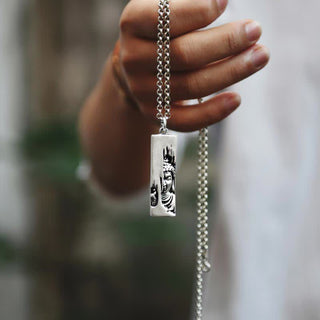 Buddha Gift Tathagata Buddha Strength Protection Amulet Lucky Pendant Necklace