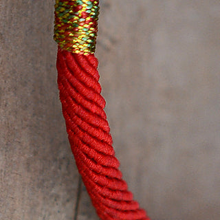 Buddha Gift 24K Gold-Plated PiXiu Luck Red String Bracelet