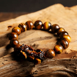 Buddha Gift Natural Tiger Eye Wealth Bracelet