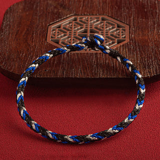 Buddha Gift "May prosperity fill your life" Lucky Multicolored Bracelet