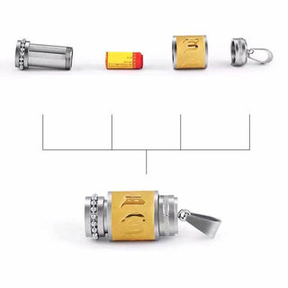 Buddha Gift Tibet Om Mani Padme Hum Shurangama Mantra Titanium Steel Wisdom Amulet Necklace Pendant