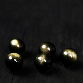 Buddha Gift To Experience a Reversal of Fortune Rainbow Obsidian Gold Sheen Obsidian Protection Bracelet