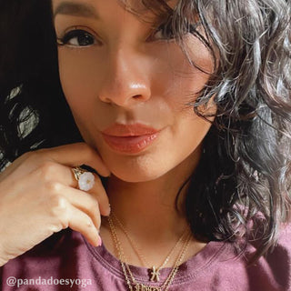 Buddha Gift 925 Silver Plated Copper White Jade Plum Flower Leaf Luck Ring