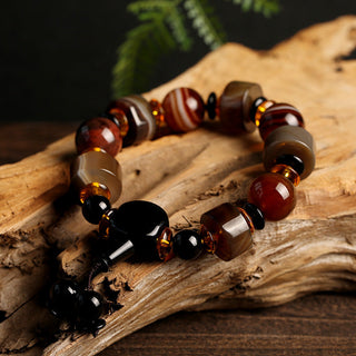 Buddha Gift Natural Sardonyx Luck Bracelet