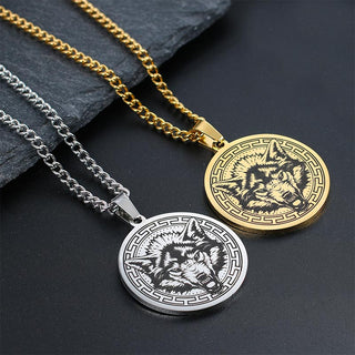 Animal Titanium Steel Chain Necklace Protection Pendant (Extra 30% Off | USE CODE: FS30)