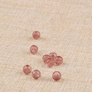 Buddha Gift Natural Garnet Strawberry Quartz Calm Bracelet