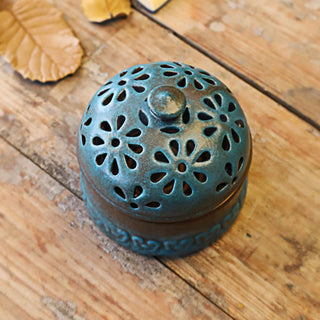 Buddha Gift Mini Hollow Spiritual Meditation Ceramic Small Incense Burner Decoration