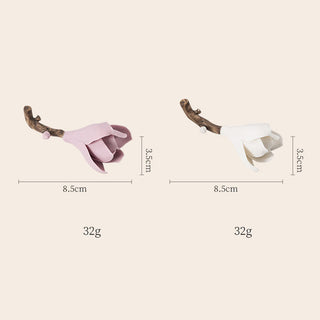 Buddha Gift Gardenia Flower Pattern Ceramic Healing Incense Burner Decoration