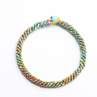 Buddha Gift Colorful Rope Luck Handcrafted Braided Child Adult Bracelet