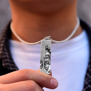 Buddha Gift Tathagata Buddha Strength Protection Amulet Lucky Pendant Necklace