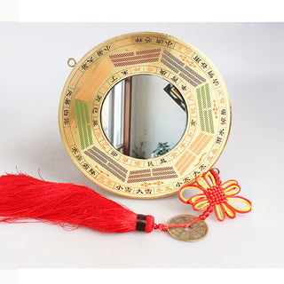 Buddha Gift Feng Shui Bagua Map Copper Coin Chinese Knotting Balance Energy Map