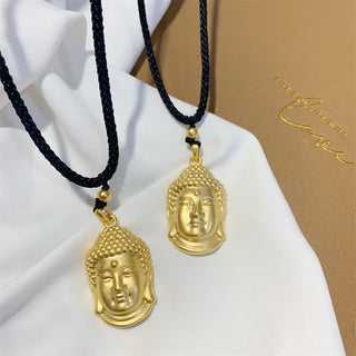 Buddha Gift Gold Buddha Copper Wealth Necklace Pendant