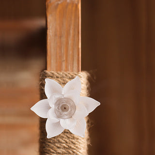 Buddha Gift Mini Lotus Liuli Crystal Healing Meditation Stick Incense Burner