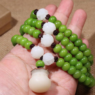 Buddha Gift Natural Bodhi Seed 108 Beads Mala Wisdom Bracelet