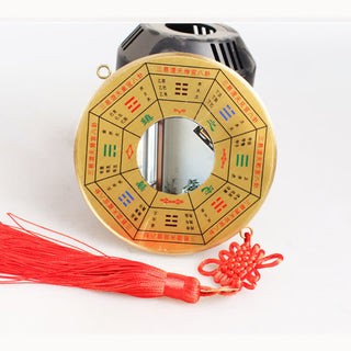 Buddha Gift Feng Shui Bagua Map Copper Coin Chinese Knotting Balance Energy Map