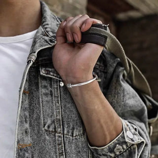 Buddha Gift Om Mani Padme Hum Engraved Peace Cuff Bracelet Bangle