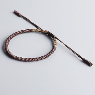 Buddha Gift 3Pcs Tibetan Handmade Multicolored Luck King Kong Knot Auspiciousness Bracelet