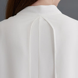 Buddha Gift 2Pcs Frog-Button Long Sleeve Midi Dress Wide Leg Pants Chiffon Zen Women's Set