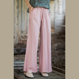 Buddha Gift Plain Wide Leg Pants Dance Women's Yoga Pants With Pockets