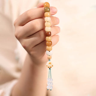 Buddha Gift Natural Bodhi Seed The Lord of the Corpse Forest Om Mani Padme Hum Wisdom Bracelet