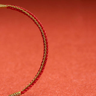 Buddha Gift Handmade Chinese Zodiac Rabbit Rooster Rat Horse Dragon Protection Braid String Bracelet