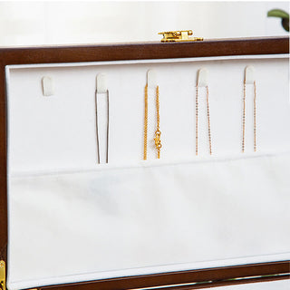 Buddha Gift Retro Wooden Jewelry Box Three-Layer Jewelry Storage Box