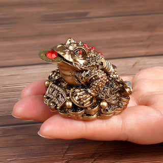 Buddha Gift FengShui Wealth Lucky Frog Decoration