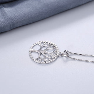 Buddha Gift The Tree of Life 925 Sterling Silver Creation Necklace Pendant