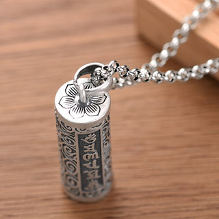 Buddha Gift Six True Words Protection Necklace Pendant
