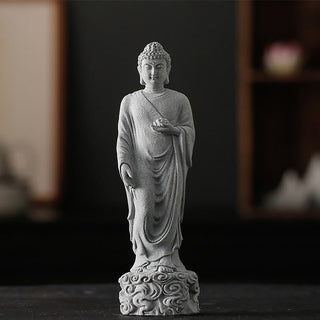 Buddha Gift Meditation Buddha Auspicious Clouds Design Serenity Home Decoration