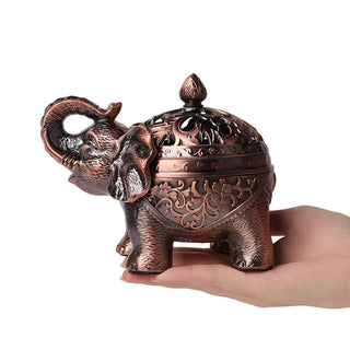 Buddha Gift Elephant Alloy Incense Holder Home Decoration Incense Burner