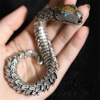 Buddha Gift Dragon Snake Handmade Amulet Protection Chain Bracelet