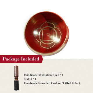 Buddha Gift Tibetan Sound Bowl Handcrafted for Chakra Healing and Mindfulness Meditation Singing Bowl Set