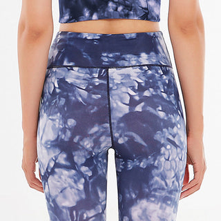 Buddha Gift 2Pcs Floral Flowers Print Crop Tank Top Pants Sports Gym Outfits Fitness Yoga Women's Yoga Sets