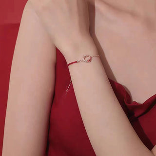 Buddha Gift 925 Sterling Silver Year Of The Dragon Copper Koi Fish Luck Protection Bracelet