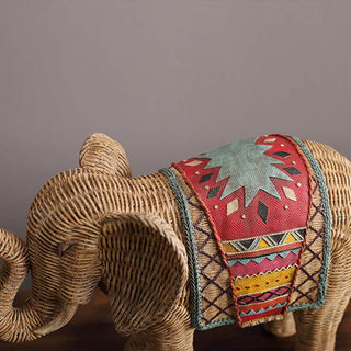 Buddha Gift Elephant Resin Wisdom Wealth Home Decoration