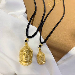 Buddha Gift Gold Buddha Copper Wealth Necklace Pendant