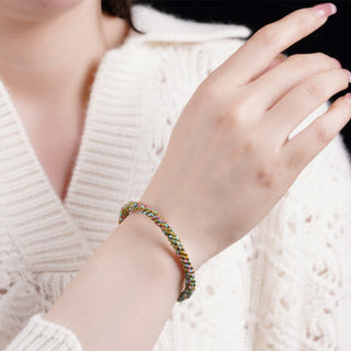 Buddha Gift Colorful Rope Luck Handcrafted Braided Child Adult Bracelet