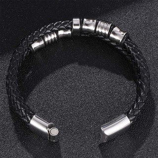Buddha Gift Layered Leather Weave Fortune Bracelet