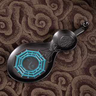 Buddha Gift Gourd Yin Yang Bagua Copper Blessing Incense Burner Decoration