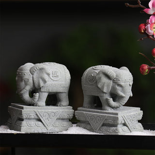 Buddha Gift Lion Fu Foo Dogs Elephant Ward Off Evil Blessing Home Decoration