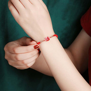 Buddha Gift 12 Chinese Zodiac Lucky Red String Bracelet