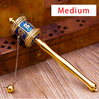 Buddha Gift Tibetan Prayer Wheel Six True Words Blessing Meditation Decoration