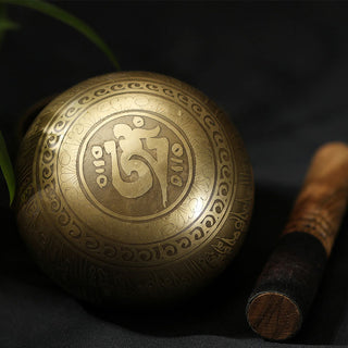 Buddha Gift Tibetan Meditation Sound Bowl Handcrafted for Healing and Mindfulness Singing Bowl Set