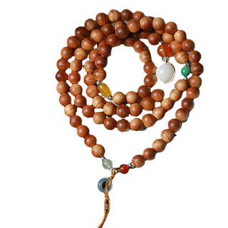 Buddha Gift Tibetan Rosewood Mala Healing Necklace Bracelet