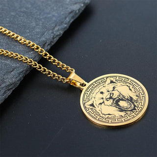 Animal Titanium Steel Chain Necklace Protection Pendant (Extra 30% Off | USE CODE: FS30)