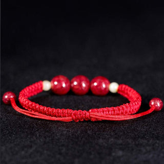 Buddha Gift Cinnabar Blessing Red String Bracelet For Kids