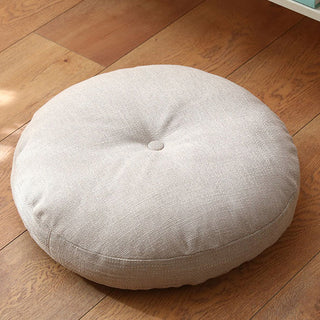Buddha Gift Lotus Simple Pattern Linen Meditation Seat Cushion Home Living Room Decoration